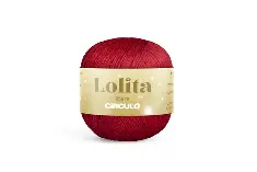 3583 LOLITA пряжа (26%% бавовна, 49%%поліестер, 25%% акрил. 100гр. 250м. 6 мот. в уп), червоний