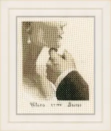 PN-0166022 Набір для вишивки хрестом Vervaco Bride and groom "Наречений та наречена"