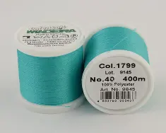  1799/9845 Polyneon №40 високоміцна вишивальна нитка, 100%% поліестер, 400 м
