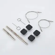 36288 Міні-набір знімних спиць Mindful Petite Combo діаметром 2,25 мм KnitPro, довж.5 см і 7,5 см