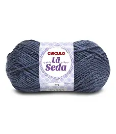 8416 LA SEDA пряжа (70%% акрил  30%% вовна, 100гр. 166м. ), сірий