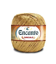 7577 ENCANTO пряжа (128 м/100 г. 100%% віскоза), золотий
