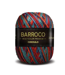 9918 BARROCO MULT. PREMIUM (100%% бавовна мерсерізована, 200гр. 226м).