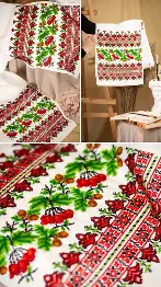 БР-006 рушник Жіноча сила для вишивання бісером.