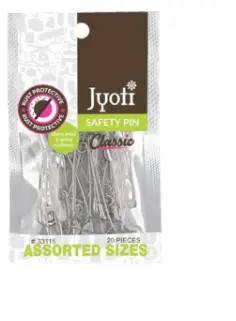 33115 Шпильки металеві срібні розмір асорті, нікель.покриття 20 шт. JYOTI. Каталог товарів. Інструменти та фурнітура. Інструменти ЧМ