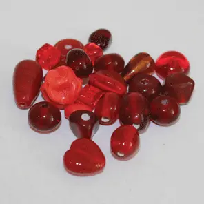 1576TDM/Red,4-16 MM,50г.Plain Beads Mix Crystal Art бусины. Каталог товарів. Намистини CrystalArt