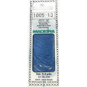 1005 Silk Madeira 5 m 4-х слойные 100%% шелк. Каталог товарів. Вишивання/Шиття. Муліне та нитки для вишивання. Муліне Madeira. Муліне Madeira Silk (натуральний шовк)
