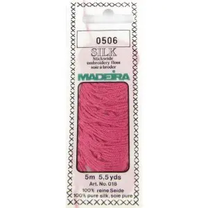 0506 Silk Madeira 5 m 4-х слойные 100%% шелк. Каталог товарів. Вишивання/Шиття. Муліне та нитки для вишивання. Муліне Madeira. Муліне Madeira Silk (натуральний шовк)