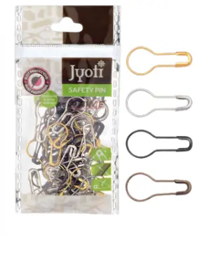 33907 Шпильки металеві асорті 50 шт. JYOTI. Каталог товарів. Інструменти та фурнітура. Інструменти ЧМ