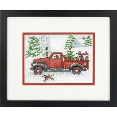 70-09622 Набір для вишивання хрестиком «Joy Ride//Радісна поїздка» DIMENSIONS. Catalog. Kits