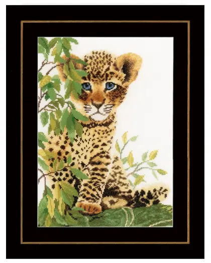 PN-0158160 Набор для вышивки крестом LanArte Little panther "Маленькая пантера". Catalog. Kits