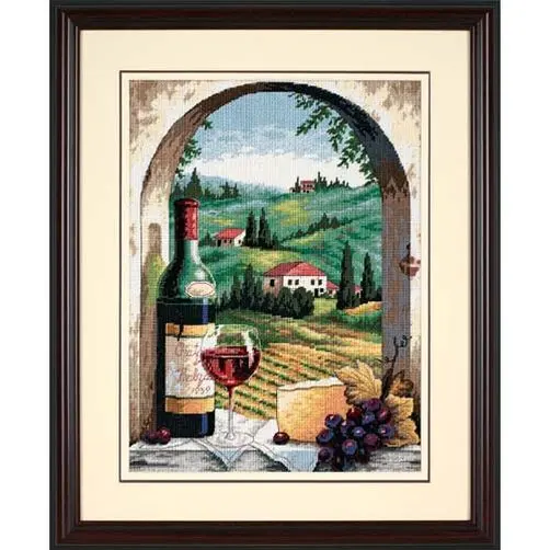20054 Набор для вышивания (гобелен) DIMENSIONS Tuscan View "Вид на Тоскану". Catalog. Kits