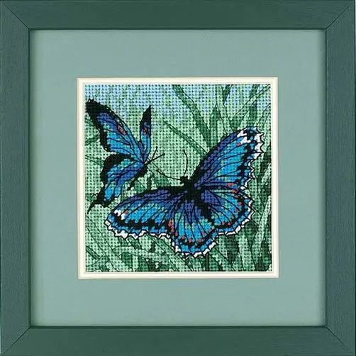 07183 Набор для вышивания (гобелен) DIMENSIONS Butterfly Duo "Пара бабочек". Catalog. Kits