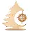 F-042 New Year's decoration kit "Christmas tree"