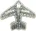 BP-222 Beadwork kit for creating broоch Crystal Art "Aircraft"