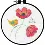 72-75677 Counted cross stitch kit DIMENSIONS "Be kind"