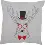 PN-0156051 Набір для вишивання гладдю (подушка) Vervaco Deer with Red Glasses "Олень у червоних окулярах"