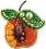 BP-233 Beadwork kit for creating broоch Crystal Art "Apricot"