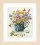 PN-0164074 Counted cross stitch kit LanArte "Flowers in vase"
