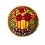 BP-287 Beadwork kit for creating broоch Crystal Art "Pumpkin"