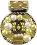 BP-262 Beadwork kit for creating broоch Crystal Art "Perfume"