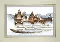 BT-035 Counted cross stitch kit Crystal Art "City near the river"