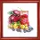 BT-1004 Mixed technique stitch kit Crystal Art "Gooseberry"