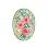 BP-288 Beadwork kit for creating broоch Crystal Art "Bouquet"