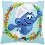 PN-0185159 Vervaco Cross Stitch Cushion "The Smurfs Hefty"