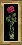 Cross-stitch kit №202 "Red rose"