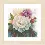 PN-0165377 Counted cross stitch kit LanArte "White Rose"