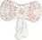 BP-174 Beadwork kit for creating broоch Crystal Art "Small girl-flirt"