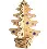 F-023 New Year's decoration kit "New Year tree"