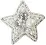 BP-219 Beadwork kit for creating broоch Crystal Art "Star"