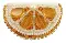 BP-239 Beadwork kit for creating broоch Crystal Art "Orange"