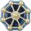 BP-207 Beadwork kit for creating broоch Crystal Art "Helm"