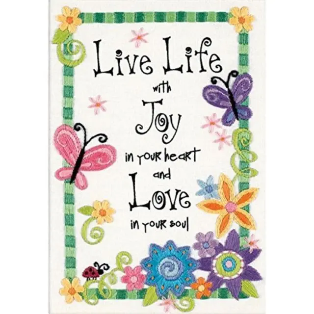 06231 Набор для вышивания гладью DIMENSIONS Live Life "Жизнь". Catalog. Kits