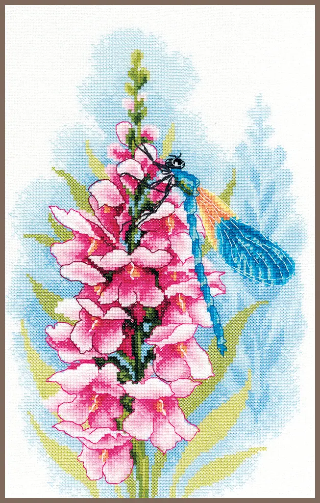 PN-0194379 Набор для вышивки крестом LanArte Dragonfly's treasure "Сокровище стрекозы". Каталог товарів. Набори