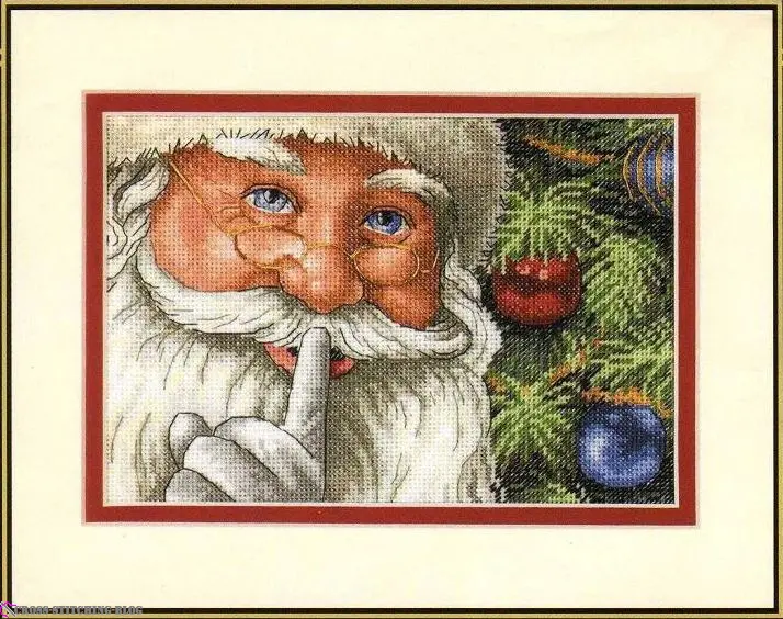 08799 Набор для вышивания крестом DIMENSIONS Santa's Secret "Секрет Санты". Каталог товарів. Набори