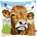 PN-0148000 Набор для вышивания крестом (подушка) Vervaco Cow "Корова". Catalog. Kits