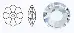 00030/438-52-301/CRYSTAL MC Flower 301 камни пришивные фольгированные. Каталог товарів. Стрази. Preciosa