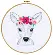 PN-0170263 Набор для вышивания Deer with flowers Олень с цветами Vervaco. Каталог товарів. Набори