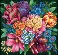 72-120011 Набор для вышивания подушки (гобелен) DIMENSIONS Floral Splendor "Цветочный блеск". Каталог товарів. Набори