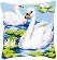 PN-0144079 Набор для вышивания крестом (подушка) Vervaco Swans "Лебеди". Catalog. Kits