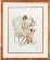 PN-0007951 Набор для вышивки крестом LanArte Girl in Chair with Dog "Девушка в кресле с собакой". Catalog. Kits