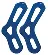 10829 Держатель форм (носки) Medium (р.38-40) AQUA KnitPro. Каталог товарів. Вязання. Аксесуари