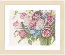 PN-0158327 Набор для вышивки крестом LanArte Pretty Bouquet of Flowers "Красивый букет цветов" . Каталог товарів. Набори