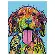73-91695 Набор для рисования карандашами по номерам Colorful Dog "Разноцветный пес" Dimensions. Каталог товарів. Набори