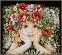 PN-0156698 Набор для вышивки крестом LanArte Girl with flowers "Девушка с цветами". Каталог товарів. Набори