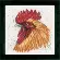 PN-0157490 Набор для вышивки крестом LanArte Brown Rooster "Коричневый петух". Catalog. Kits